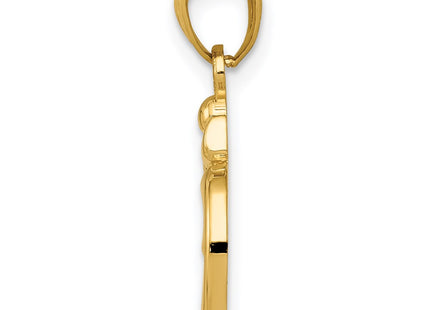 14k Yellow Gold Pendants Style K5437 - Classique Jewelry Inc.