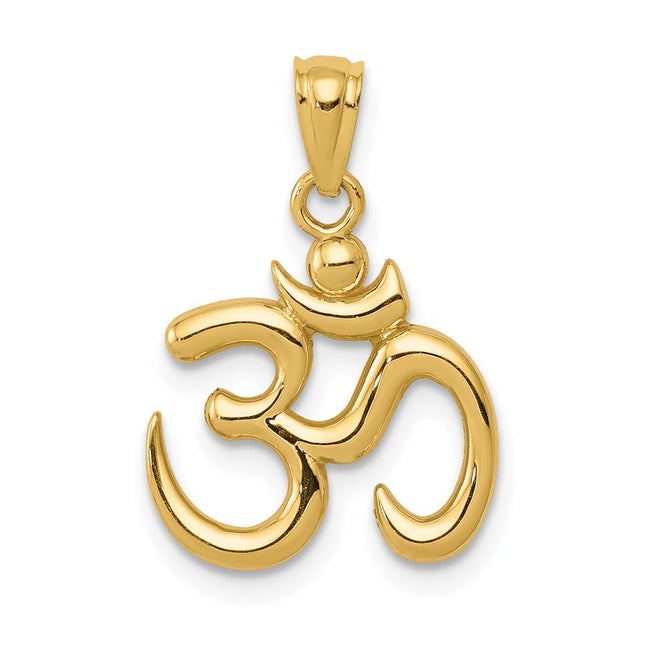 14k Yellow Gold Pendants Style K5437 - Classique Jewelry Inc.