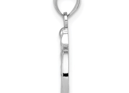 14k White Gold Pendants Style K5438 - Classique Jewelry Inc.