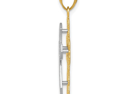 14k Two-tone Pendants Style K5454 - Classique Jewelry Inc.