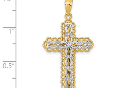 14k Two-tone Pendants Style K5455 - Classique Jewelry Inc.