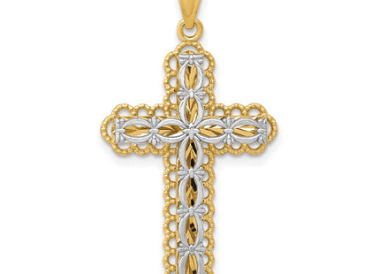 14k Two-tone Pendants Style K5455 - Classique Jewelry Inc.