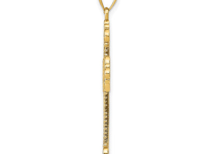 14k Yellow Gold Pendants Style K5456 - Classique Jewelry Inc.