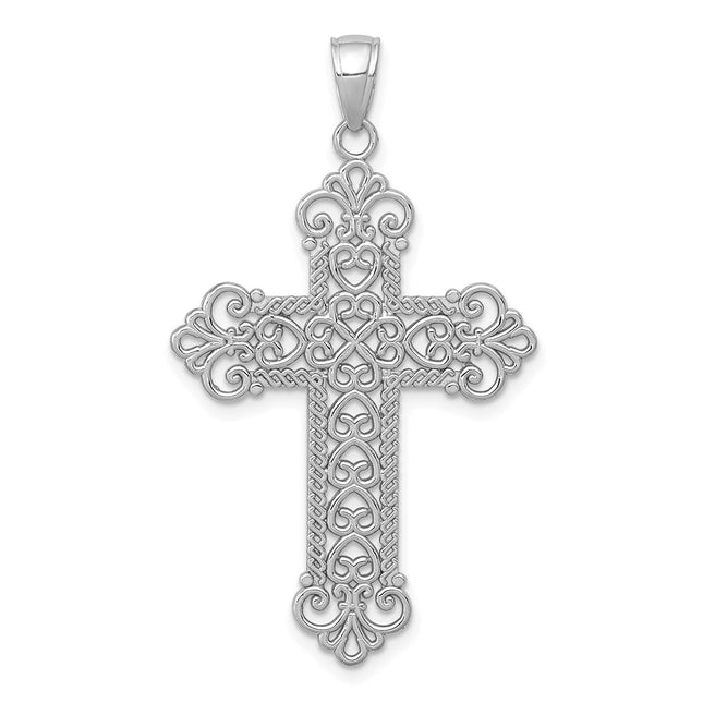 14k White Gold Pendants Style K5456W - Classique Jewelry Inc.