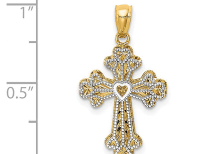 14k Two-tone Pendants Style K5503 - Classique Jewelry Inc.