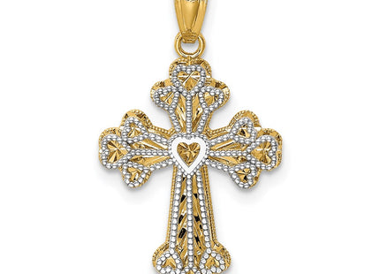 14k Two-tone Pendants Style K5503 - Classique Jewelry Inc.