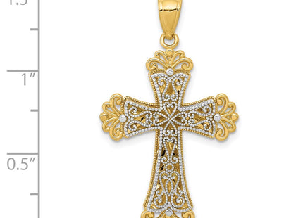 14k Two-tone Pendants Style K5521 - Classique Jewelry Inc.