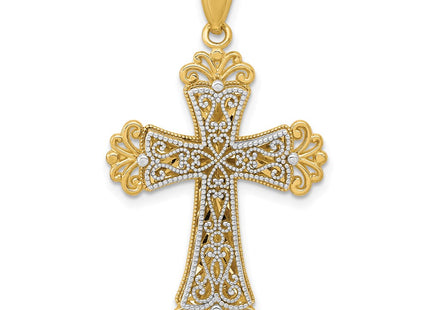 14k Two-tone Pendants Style K5521 - Classique Jewelry Inc.