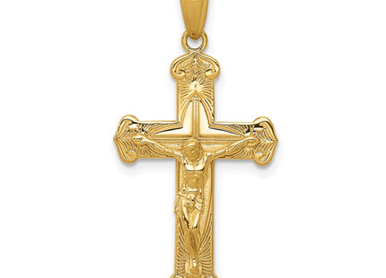 14K gold crucifix pendant