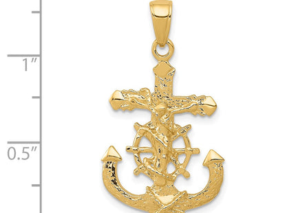 14k Yellow Gold Pendants Style K5577 - Classique Jewelry Inc.