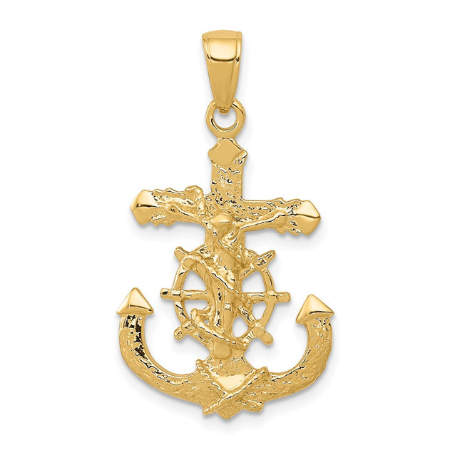 14k Yellow Gold Pendants Style K5577 - Classique Jewelry Inc.