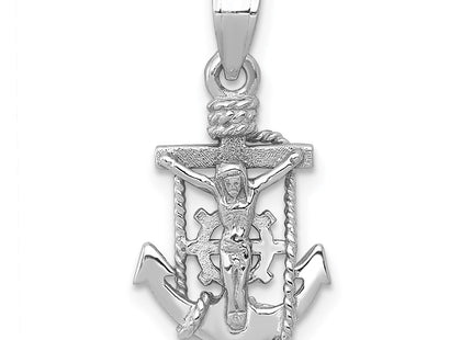 14k White Gold Pendants Style K5579 - Classique Jewelry Inc.