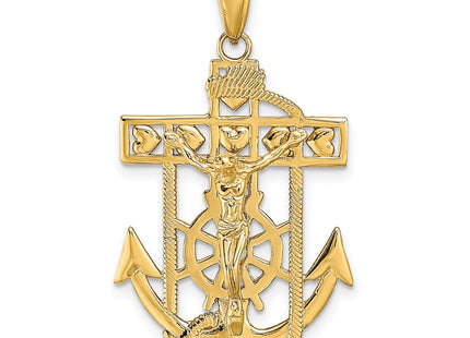 14k Yellow Gold Pendants Style K5580 - Classique Jewelry Inc.