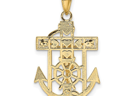 14k Yellow Gold Pendants Style K5581 - Classique Jewelry Inc.