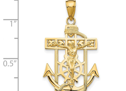 14k Yellow Gold Pendants Style K5581 - Classique Jewelry Inc.