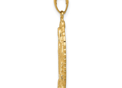 14k Yellow Gold Pendants Style K5645 - Classique Jewelry Inc.