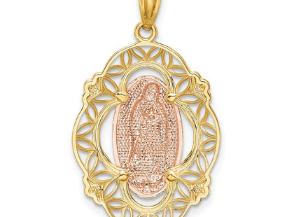 14k Two-tone Pendants Style K5646 - Classique Jewelry Inc.