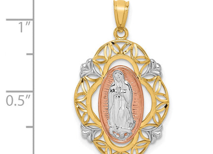 14k Two-tone Pendants Style K5646 - Classique Jewelry Inc.