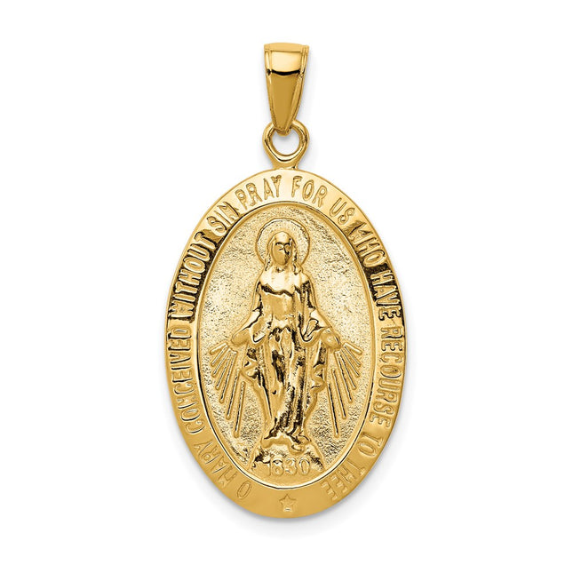 14k Yellow Gold Pendants Style K5647 - Classique Jewelry Inc.