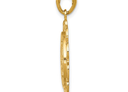 14k Yellow Gold Pendants Style K5653 - Classique Jewelry Inc.