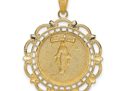 14k Yellow Gold Pendants Style K5653 - Classique Jewelry Inc.