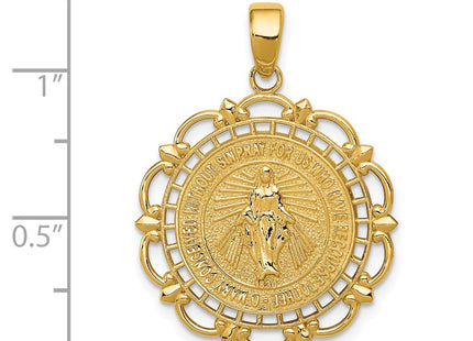 14k Yellow Gold Pendants Style K5653 - Classique Jewelry Inc.