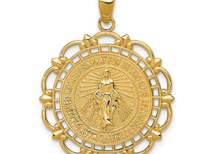 14k Yellow Gold Pendants Style K5653 - Classique Jewelry Inc.