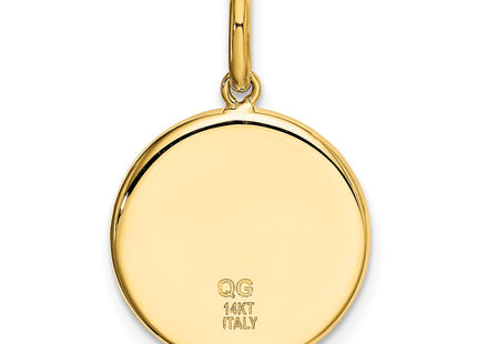 14k Yellow Gold Pendants Style K5662 - Classique Jewelry Inc.