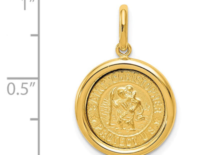 14k Yellow Gold Pendants Style K5662 - Classique Jewelry Inc.