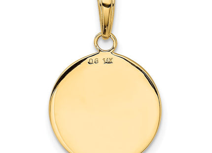 14k Yellow Gold Pendants Style K5664 - Classique Jewelry Inc.