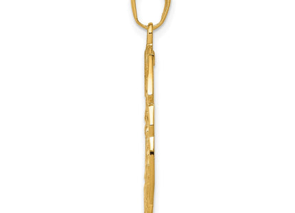 14k Yellow Gold Pendants Style K5667 - Classique Jewelry Inc.