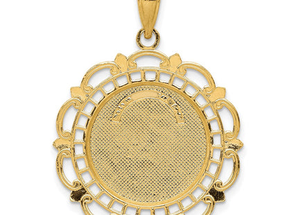 14k Yellow Gold Pendants Style K5668 - Classique Jewelry Inc.