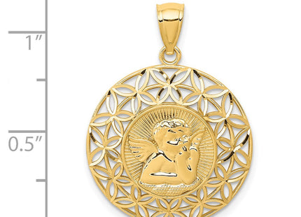 14k Yellow Gold Pendants Style K5690 - Classique Jewelry Inc.