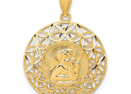 14k Yellow Gold Pendants Style K5690 - Classique Jewelry Inc.