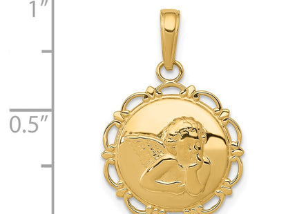 14k Yellow Gold Pendants Style K5691 - Classique Jewelry Inc.