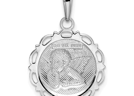 14k White Gold Pendants Style K5691W - Classique Jewelry Inc.