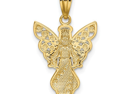 14k Yellow & Rhodium Pendants Style K5696 - Classique Jewelry Inc.