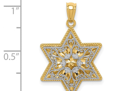 14k Two-tone Pendants Style K5709 - Classique Jewelry Inc.