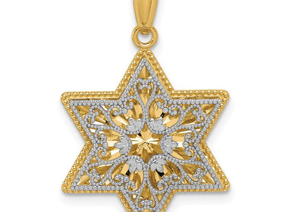 14k Two-tone Pendants Style K5709 - Classique Jewelry Inc.