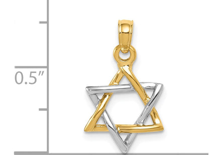 14k Two-tone Pendants Style K5711 - Classique Jewelry Inc.