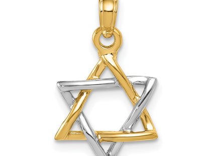 14k Two-tone Pendants Style K5711 - Classique Jewelry Inc.