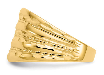 14k Yellow Gold Rings Style K5719 - Classique Jewelry Inc.