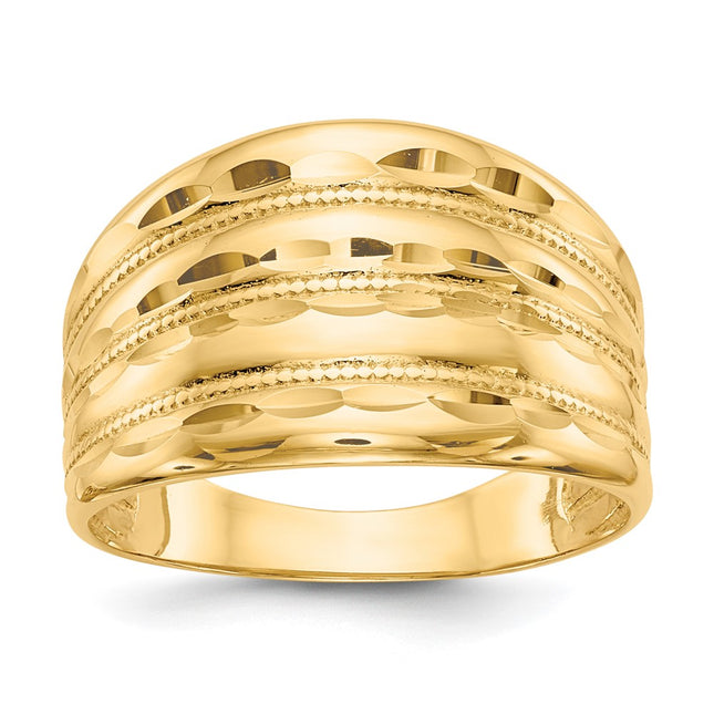 14k Yellow Gold Rings Style K5719 - Classique Jewelry Inc.