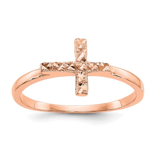 14k Rose Gold Rings Style K5723 - Classique Jewelry Inc.