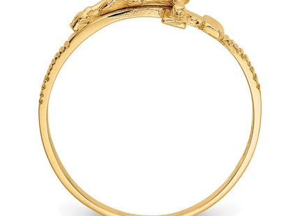 14k Yellow Gold Rings Style K5725 - Classique Jewelry Inc.