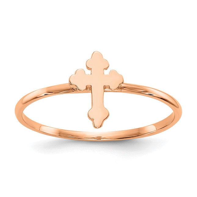 14k Rose Gold Rings Style K5727 - Classique Jewelry Inc.