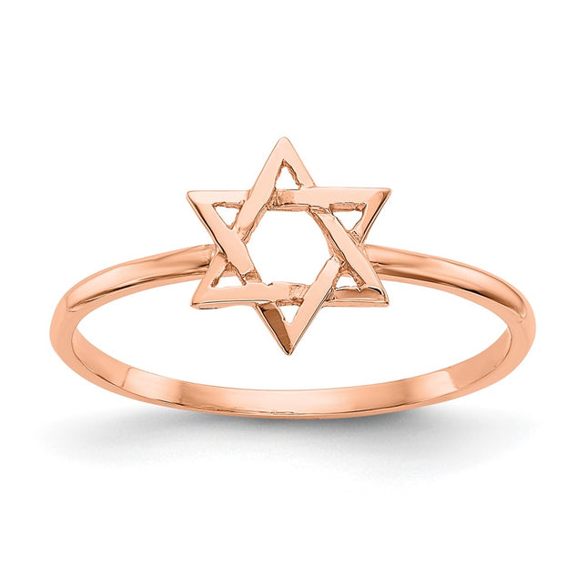 14k Rose Gold Rings Style K5732 - Classique Jewelry Inc.