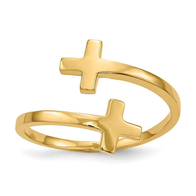 14k Yellow Gold Rings Style K5734 - Classique Jewelry Inc.