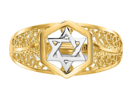 14k Two-tone Rings Style K5737 - Classique Jewelry Inc.