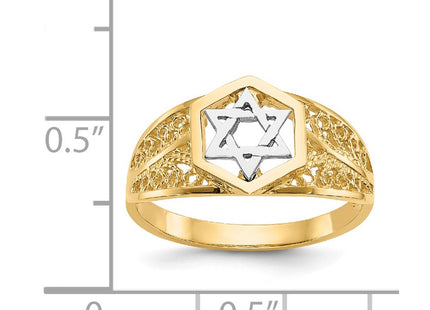 14k Two-tone Rings Style K5737 - Classique Jewelry Inc.